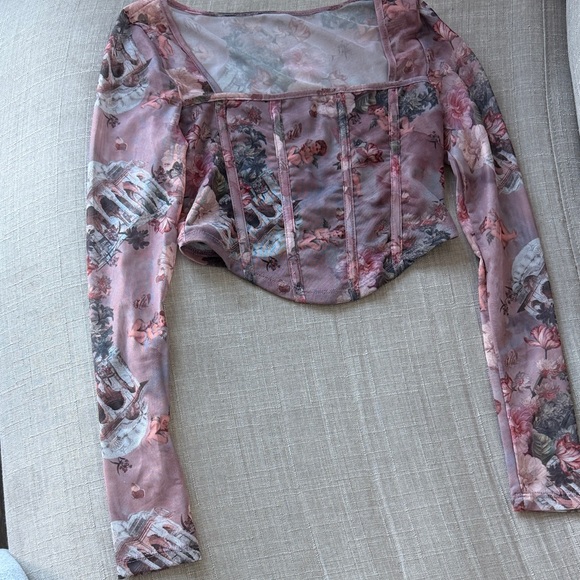 Tops - Angelic Pink Long Sleeve Women's Top